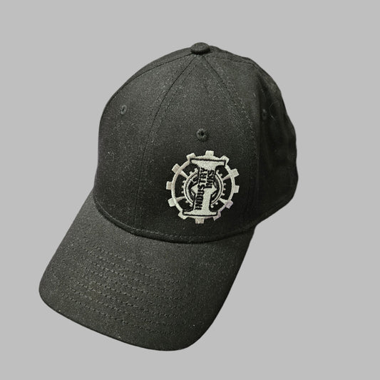 Hat - Black with Silver Industry Inks Logo