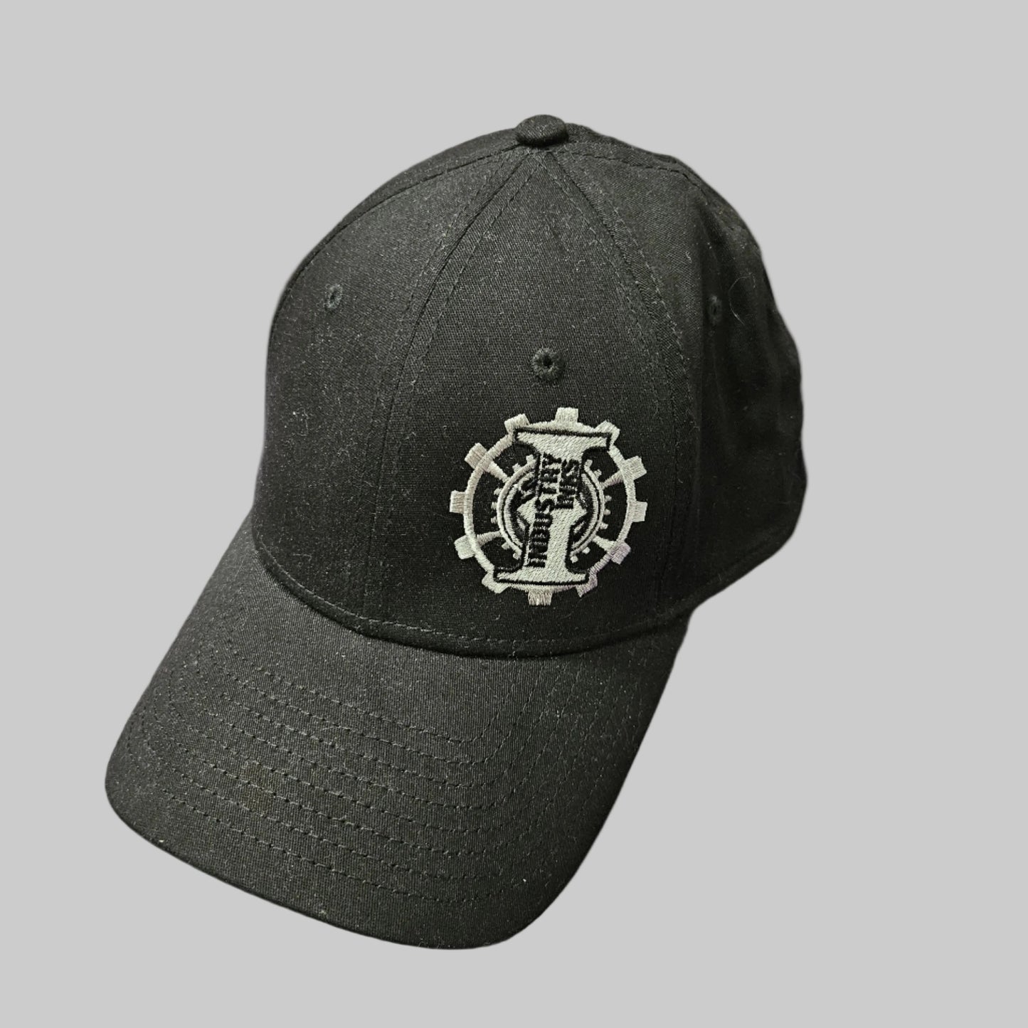Hat - Black with Silver Industry Inks Logo