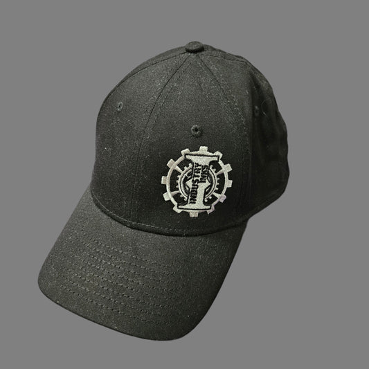 Hat - Black with Silver Industry Inks Logo