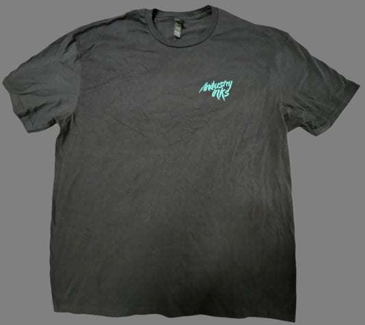 T-Shirt Black with with Aqua Eye