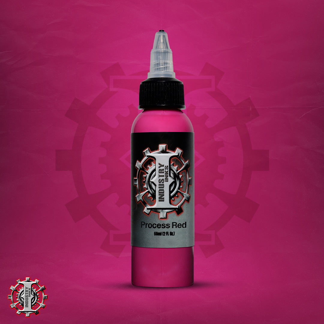 Process Red C Process Red (Bright pink with slight purple undertone) - Industry Inks