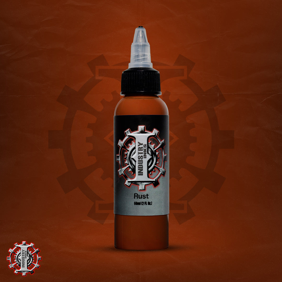 Rust (A browned orange with a hint of red) - Industry Inks