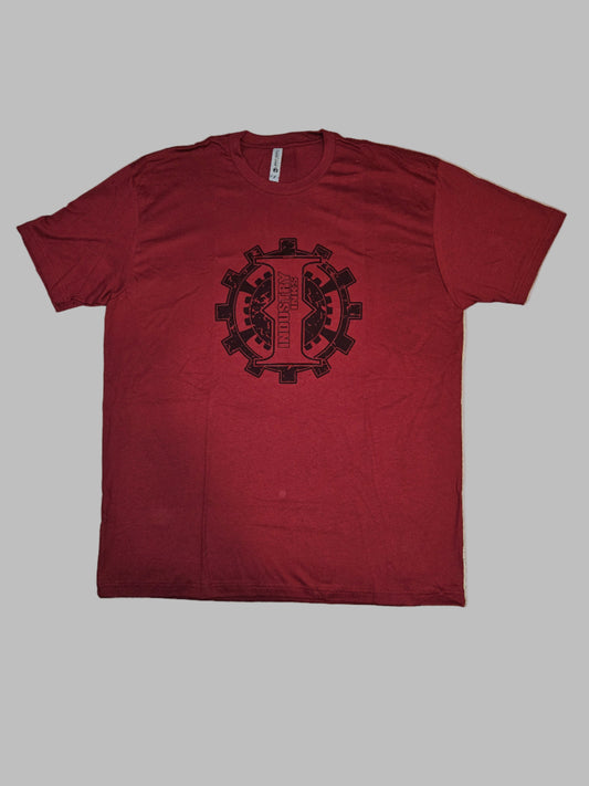 T-Shirt - Red with Black Industry Inks Logo